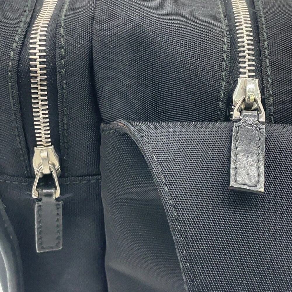 Gucci Nylon x Leather Large Black Shoulder Messenger Bag - Picture 12 of 16